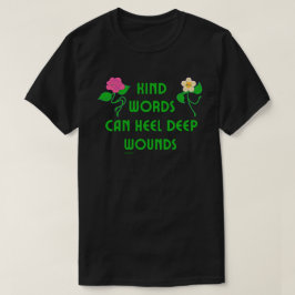 CAMISETA PALAVRAS GENTILMENTE PODEM SENTIR FERMEIRAS PROFUN