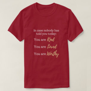Camiseta Palavras Gentis