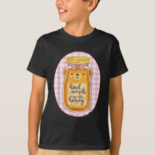 Camiseta Palavras Gentis São Como Versículo da Bíblia Escri