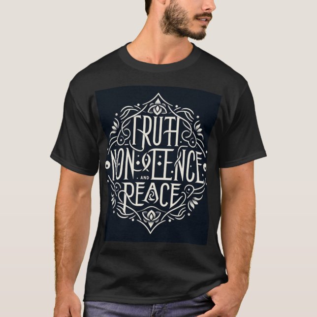 Camiseta Palavras Graciosas da Virtude" (Frente)
