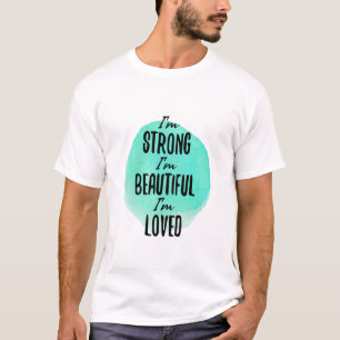 Camiseta palavras motivacionais para sonhadores e trabalhad