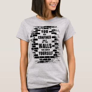 Camiseta Palavras Motivacionais - Paredes - Motivação do Wo