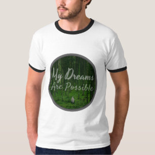 Camiseta palavras motivadoras para autoaperfeiçoamento