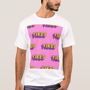 Camiseta Palavras: Papel de parede cor-de-rosa.