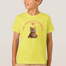 Camiseta Palavras "Ser Útil é o meu Superpoder"