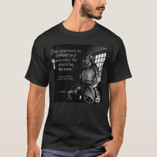 Camiseta Palavras sobre artes marciais inspiracionais - Com