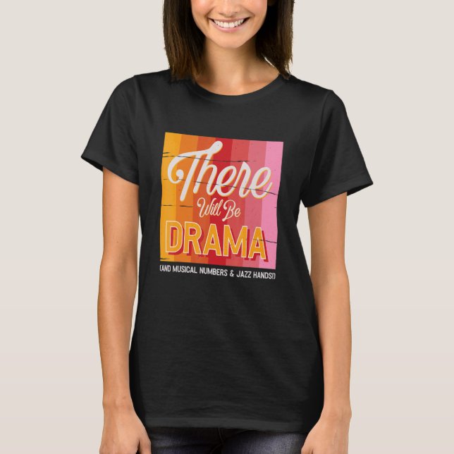 Camiseta Palco Crew Theater Manager Theater Ator Funcionari (Frente)