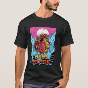 Camiseta Palco de chefe estético japonês Otaku Vaporwave