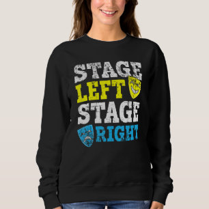 Camiseta Palco Esquerdo palco Ator do Teatro Direito Broadw