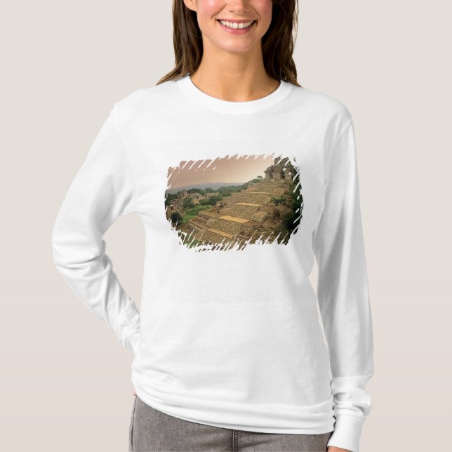 Camiseta Palenque, Chiapas, México, Maia (Frente)