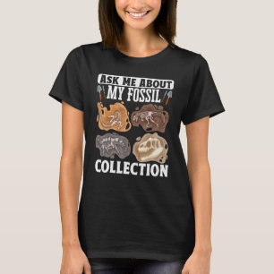 Camiseta Paleontologia Fossils Digger Dinossauros Me Pergun