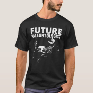 Camiseta Paleontologia Futuro Presente Paleontólogo