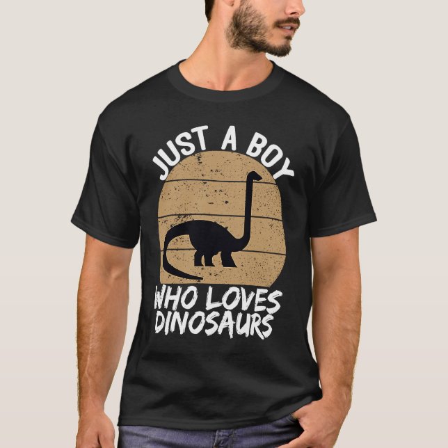 Camiseta Paleontólogo Adora Dinossauros (Frente)