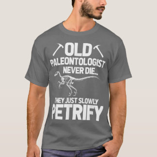 Camiseta Paleontólogo Dinossaur Paleontology T-Rex Skeleto