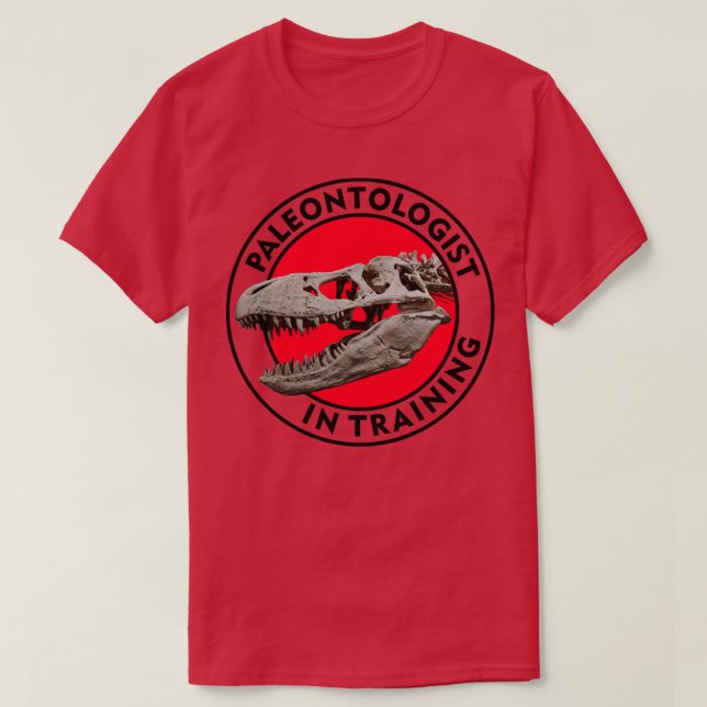 Camiseta Paleontólogo no Treinamento2 (Frente do Design)