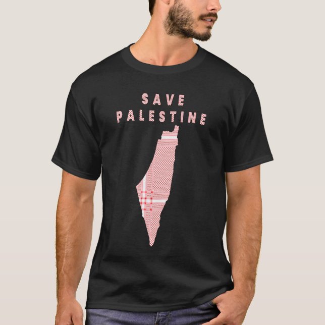 Camiseta Palestina - Camiseta Escarf Palestina (Frente)