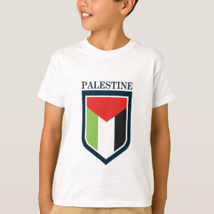 Camiseta Palestina e bandeira palestina