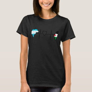 Camiseta Palestina Honduras Sinalizador Palestina Hondurenh