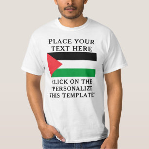 Camiseta PALESTINA - ISRAEL Guerra Personalizada 