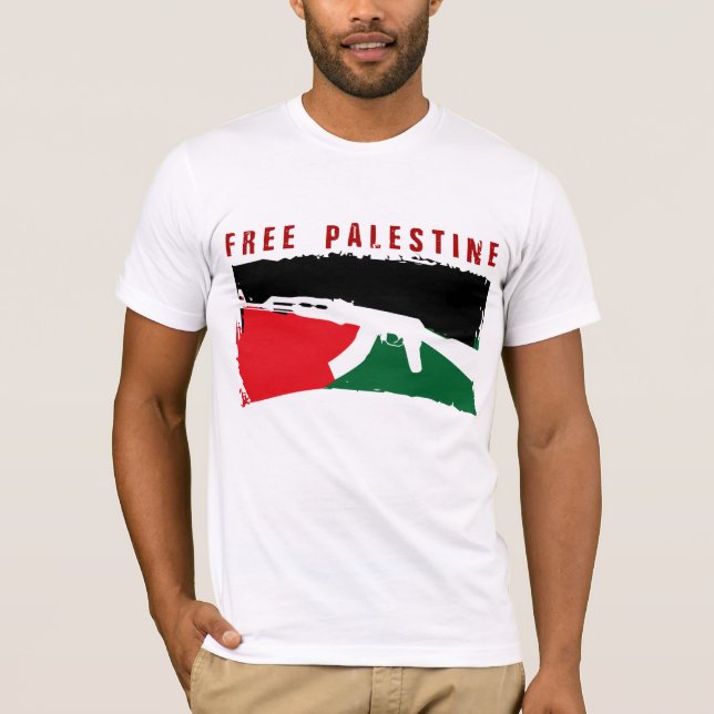 Camiseta Palestina livre (Frente)