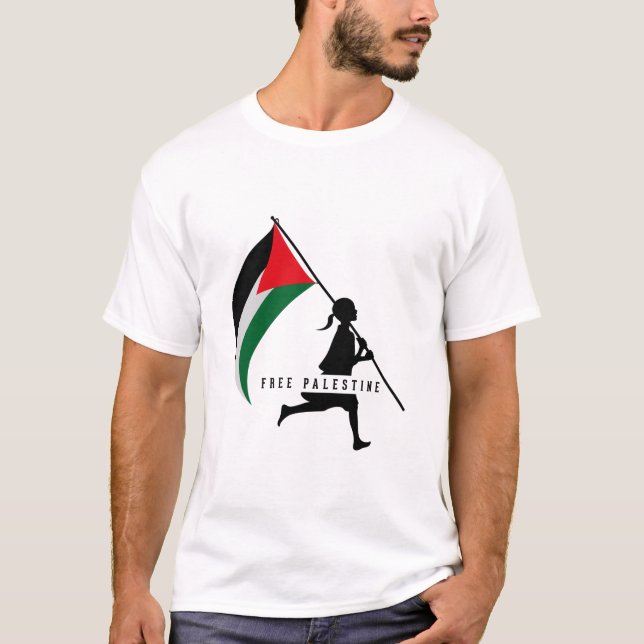 Camiseta Palestina livre (Frente)