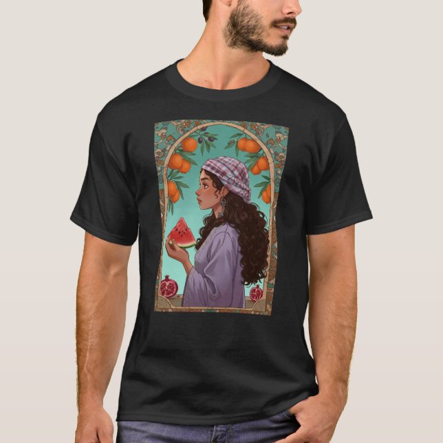 Camiseta Palestina livre (Frente)