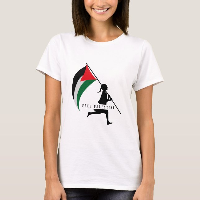 Camiseta Palestina livre (Frente)
