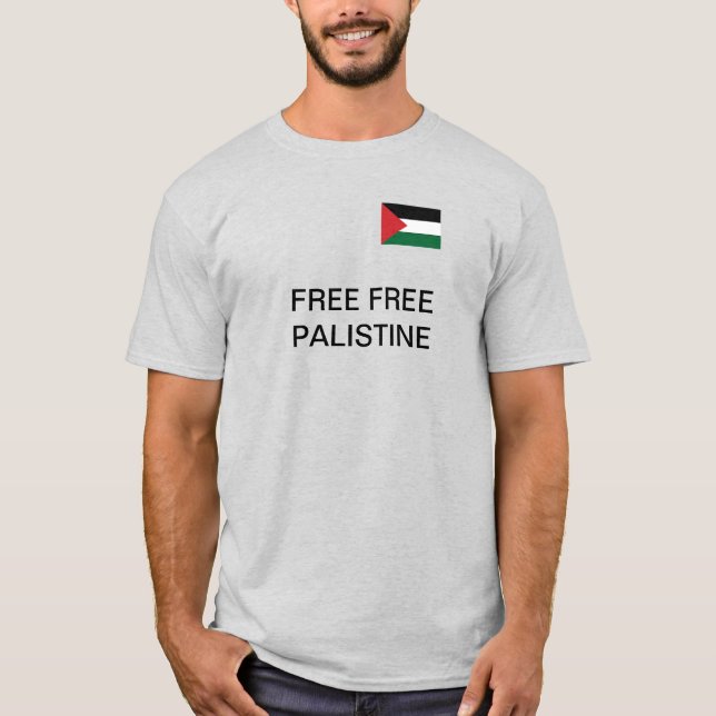 Camiseta Palestina Livre (Frente)