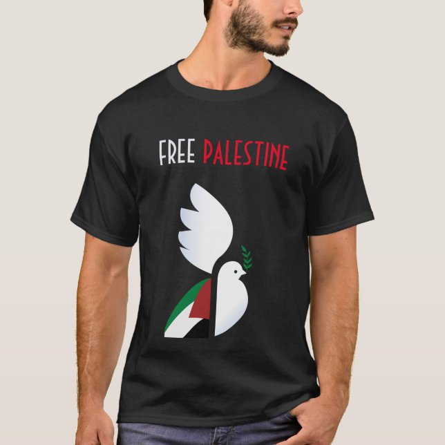 Camiseta Palestina livre (Frente)