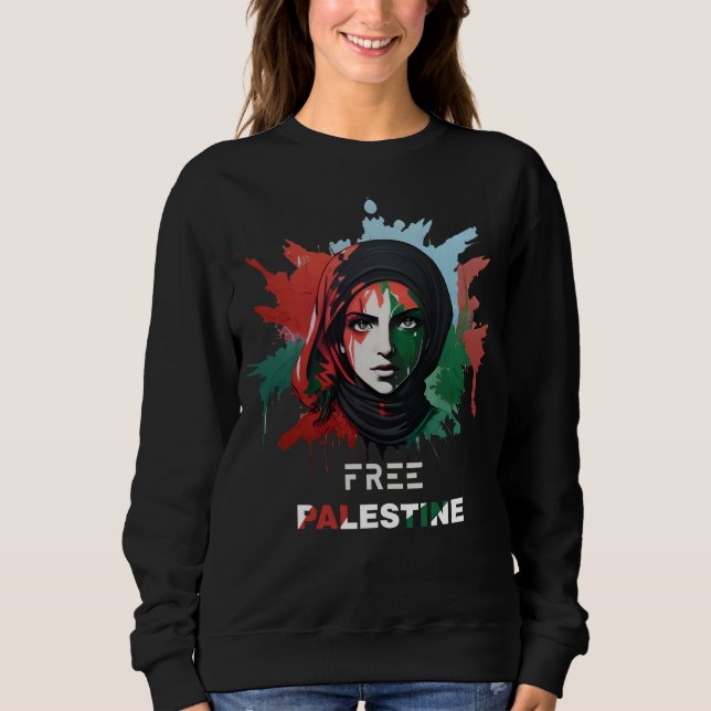 Camiseta palestina livre (Frente)