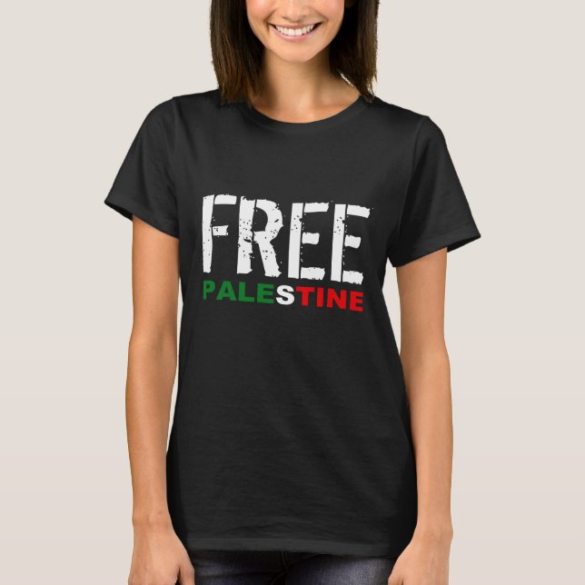 Camiseta Palestina livre (Frente)