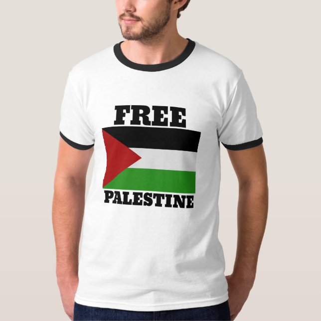 Camiseta Palestina livre (Frente)