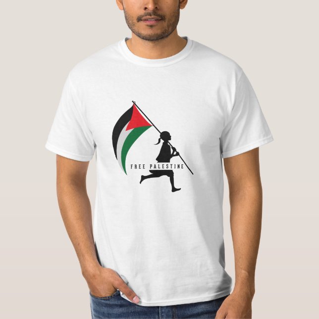 Camiseta Palestina livre (Frente)