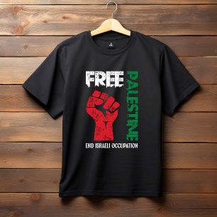 Camiseta Palestina Livre - Acabe com a Ocupação Israelense