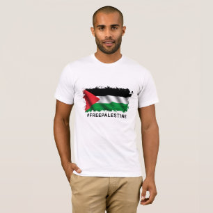 Camiseta Palestina Livre, Bandeira da Palestina, Solidaried