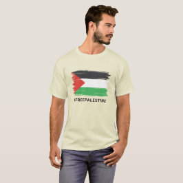 Camiseta Palestina Livre, Bandeira da Palestina, Solidaried