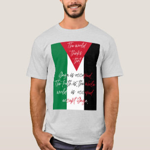 Camiseta Palestina Livre - Camiseta Salve Gaza