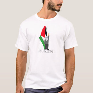 Camiseta Palestina livre com o direito do retorno