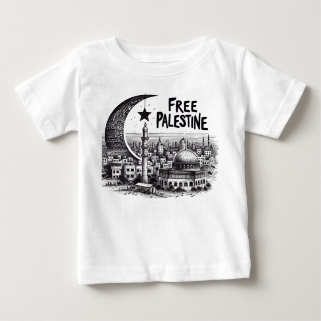 Camiseta Palestina livre de aqsa livre (Frente)