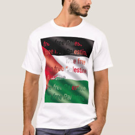 Camiseta Palestina livre e livre
