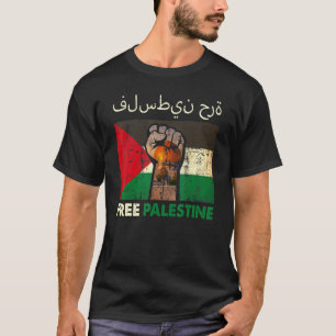 Camiseta Palestina Livre Para Homens Ou Mulheres Eu Sou De
