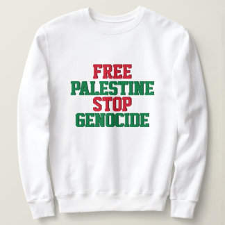 Camiseta Palestina livre pára o genocídio