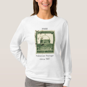 Camiseta Palestina Livre   Selo Palestina Históric