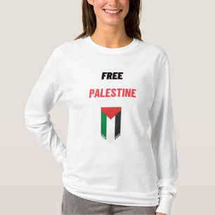CAMISETA PALESTINA LIVRE: TODAS AS VIDAS SÃO IGUAIS: