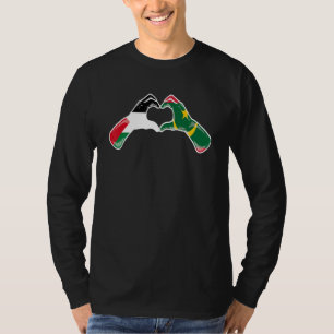 Camiseta Palestina Mauritânia Bandeira Palestina Mauritân