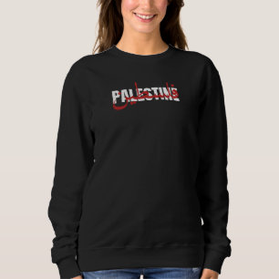 Camiseta Palestina Palavra Árabe e Inglês - texto
