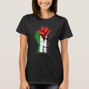 Camiseta Palestina, punho palestiniano, bandeira palestinia
