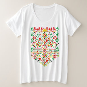 Camiseta Palestina Tatreez Embroderia Tradicional
