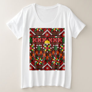 Camiseta Palestina Tatreez Embroderia Tradicional