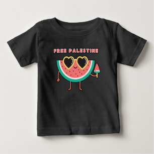Camiseta palestina Watermelon Palestina, cor bonita